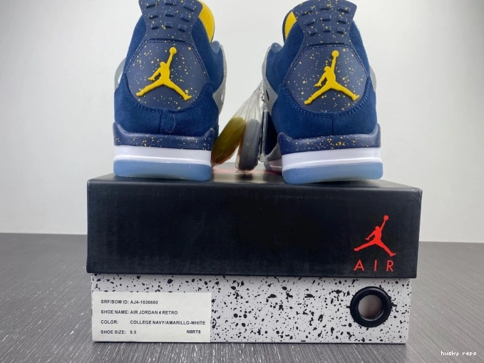 Rep Husky 4 Michigan Jordan (PE) Retro Air AJ4-1036660 0707